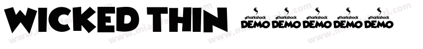 wicked thin字体转换
